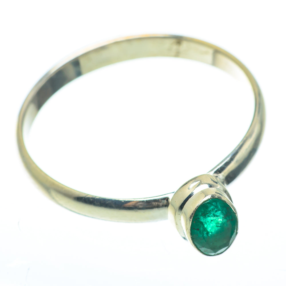 Zambian Emerald Rings handcrafted by Anasilvercos - RING61661