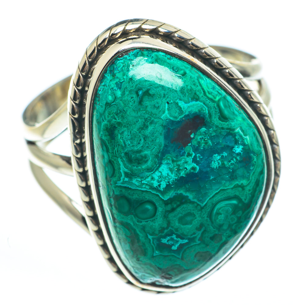 Chrysocolla Rings handcrafted by Anasilvercos - RING61662