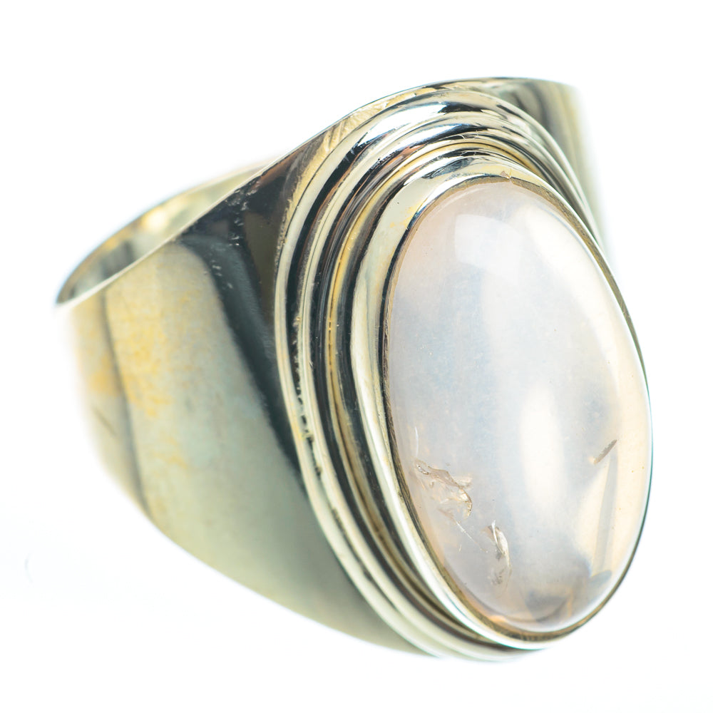 Rose Quartz Rings handcrafted by Anasilvercos - RING61668