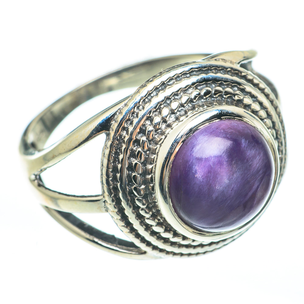Charoite Rings handcrafted by Anasilvercos - RING61669