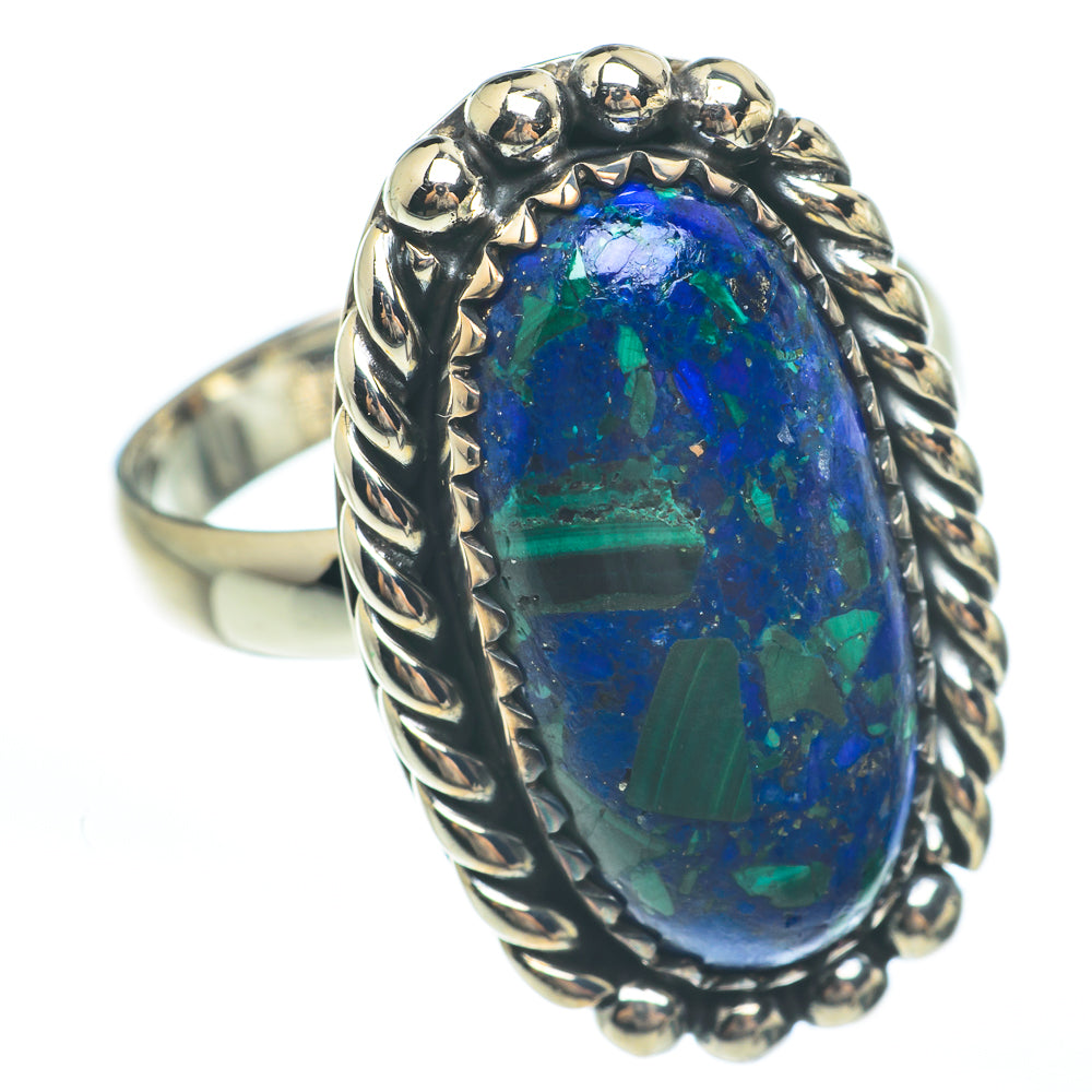 Azurite Rings handcrafted by Anasilvercos - RING61676