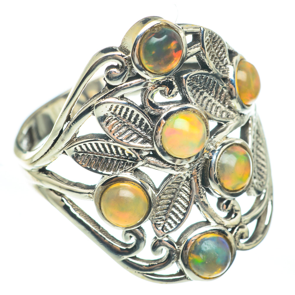 Ethiopian Opal Rings handcrafted by Anasilvercos - RING61679
