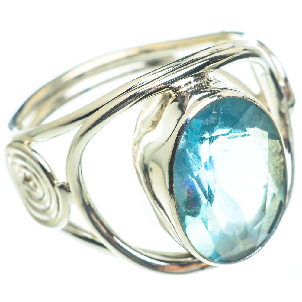 Blue Topaz Rings handcrafted by Anasilvercos - RING61680