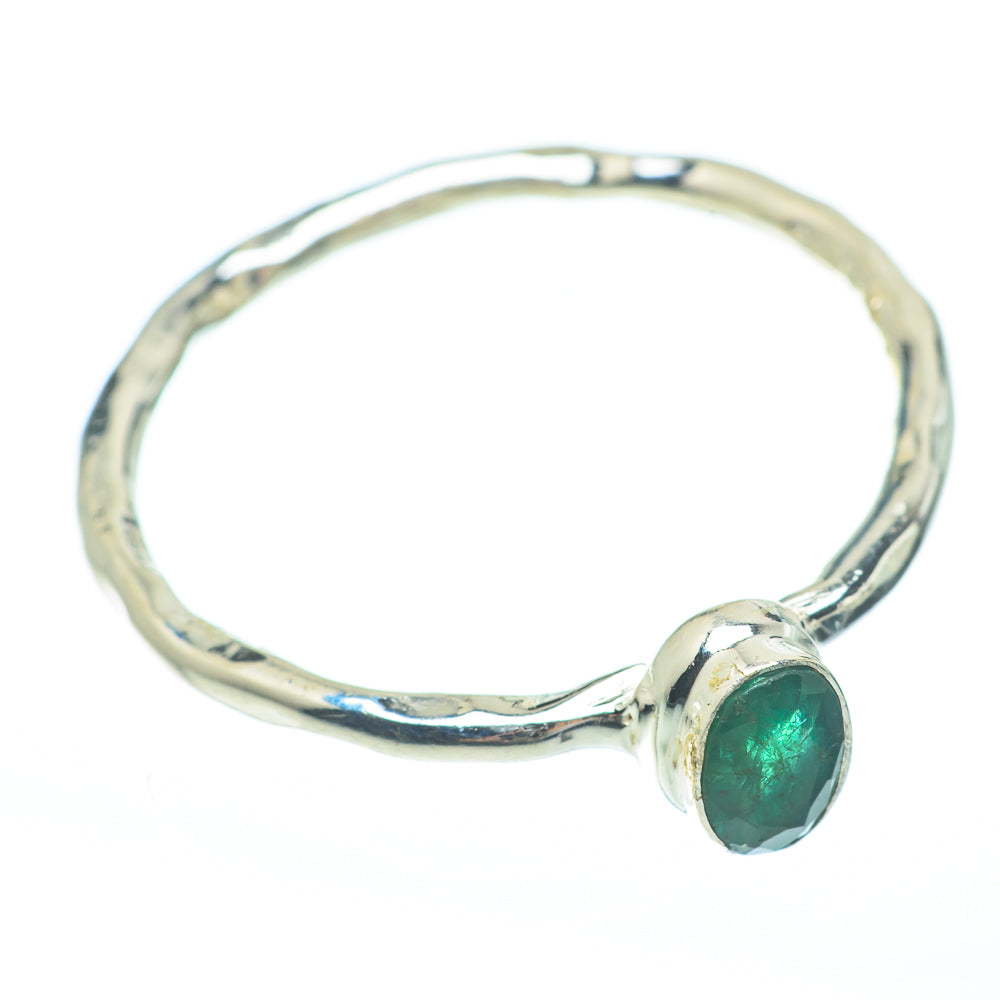 Zambian Emerald Rings handcrafted by Anasilvercos - RING61683
