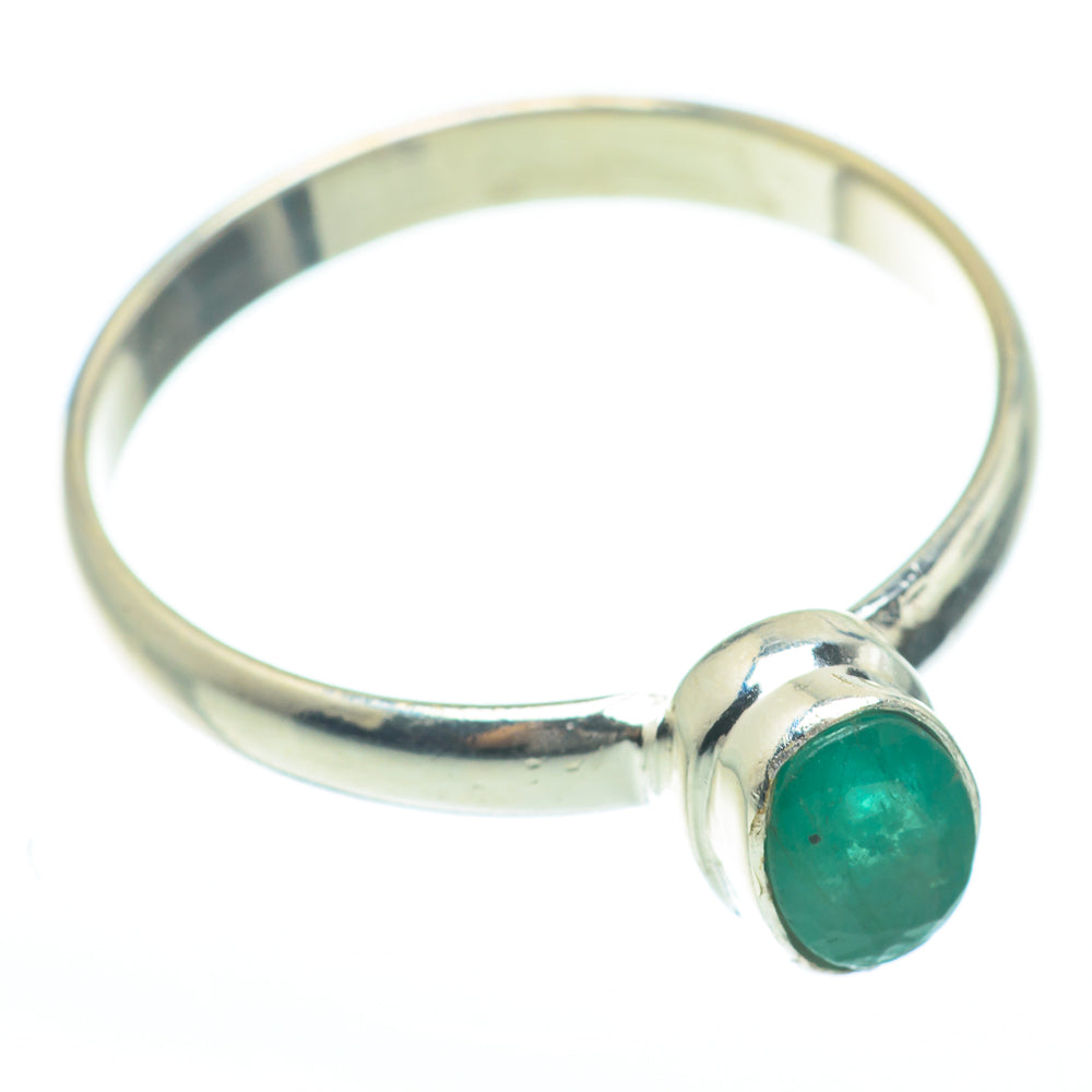 Zambian Emerald Rings handcrafted by Anasilvercos - RING61685