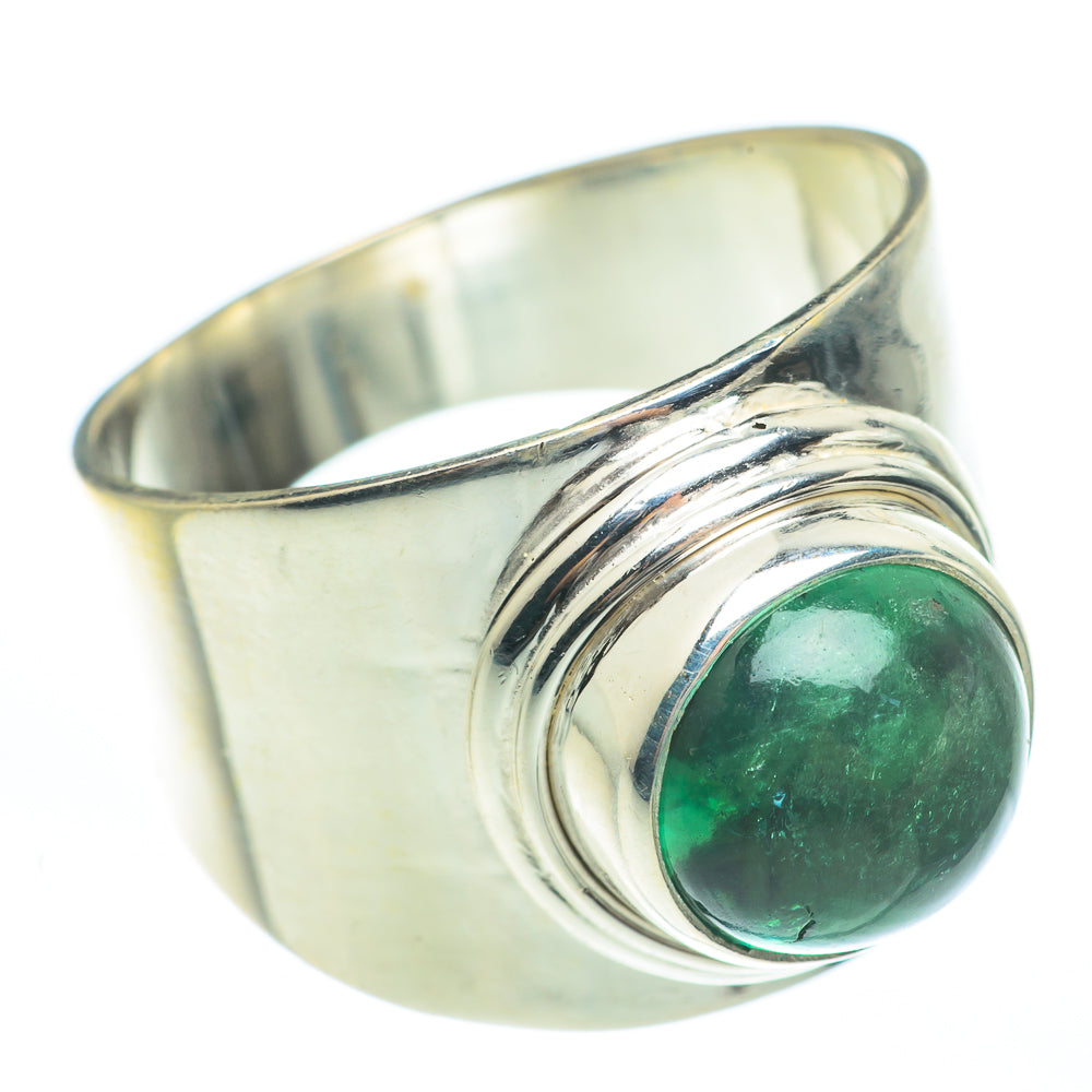 Green Tourmaline Rings handcrafted by Anasilvercos - RING61686