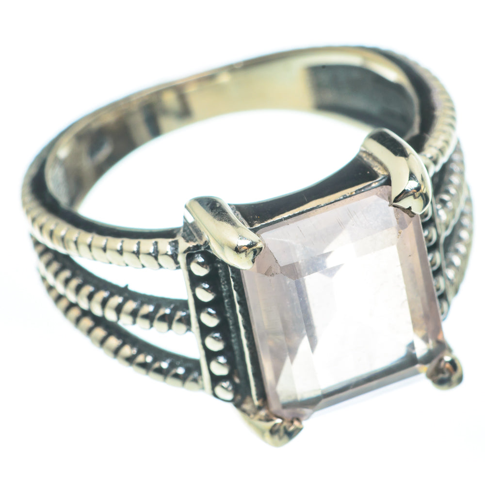 Rose Quartz Rings handcrafted by Anasilvercos - RING61691