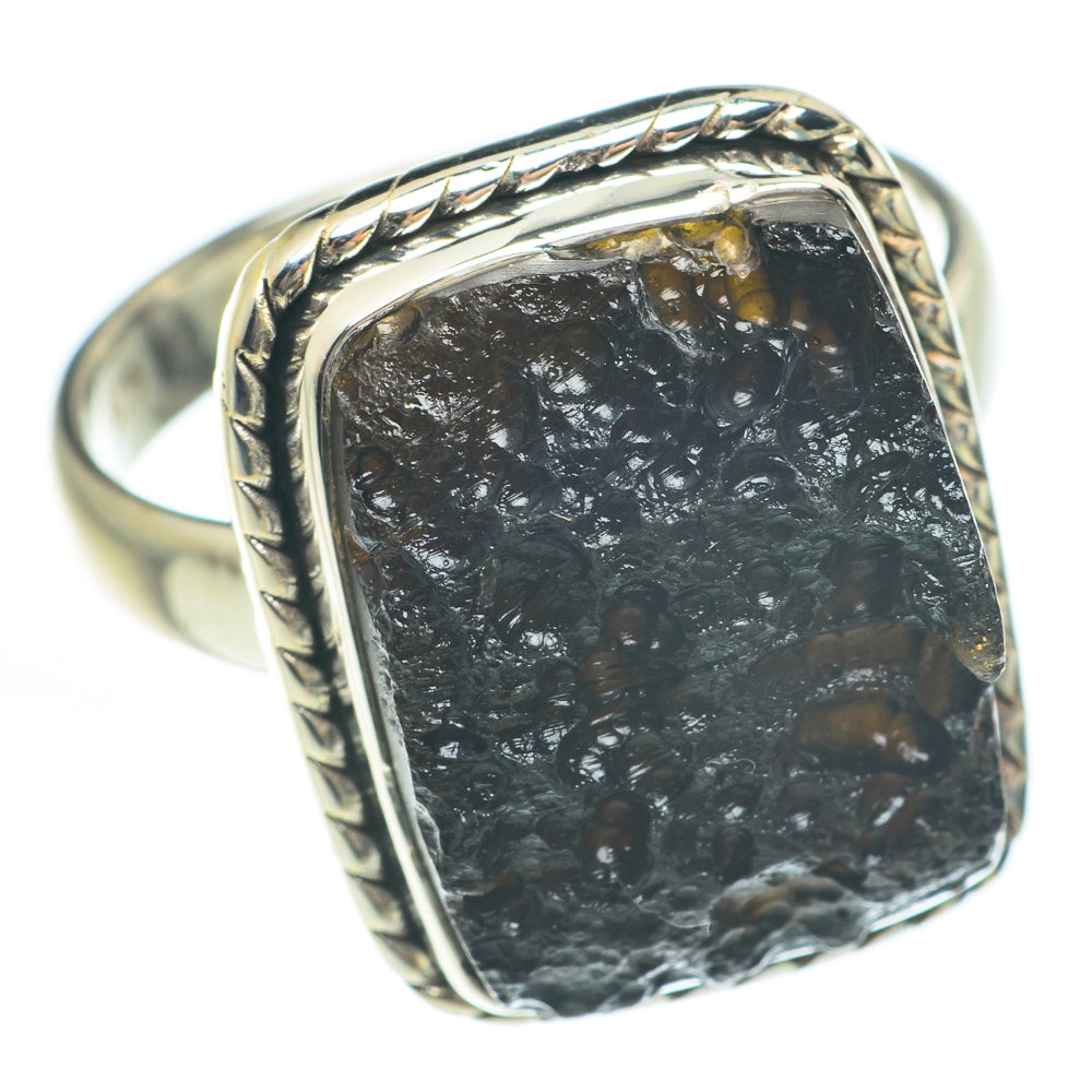 Tektite Rings handcrafted by Anasilvercos - RING61698