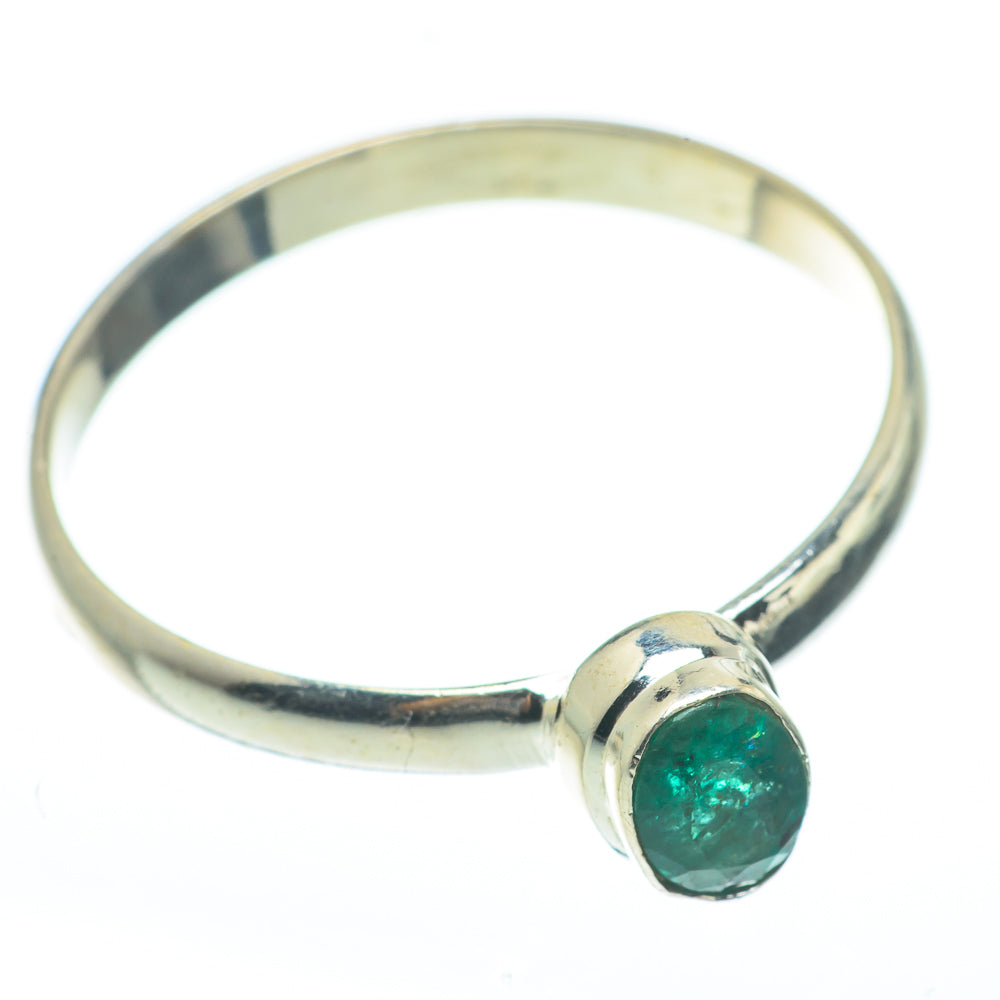 Zambian Emerald Rings handcrafted by Anasilvercos - RING61708