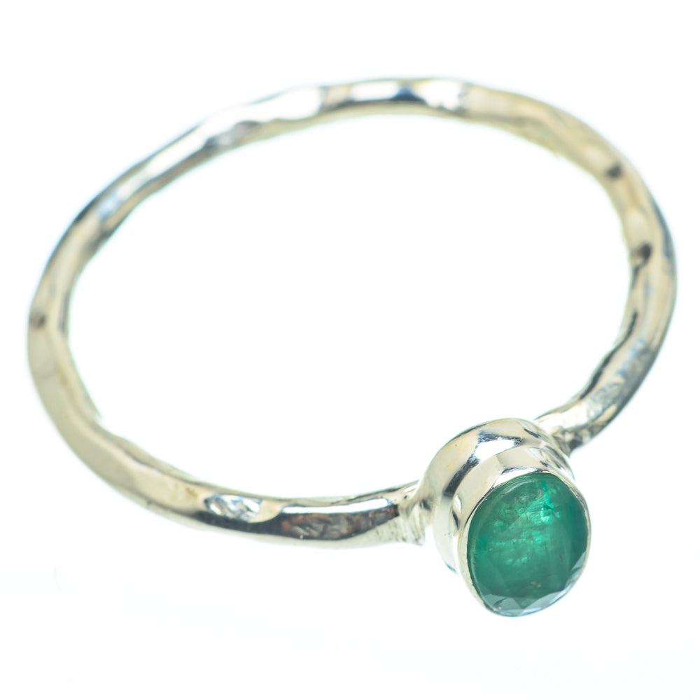 Zambian Emerald Rings handcrafted by Anasilvercos - RING61711