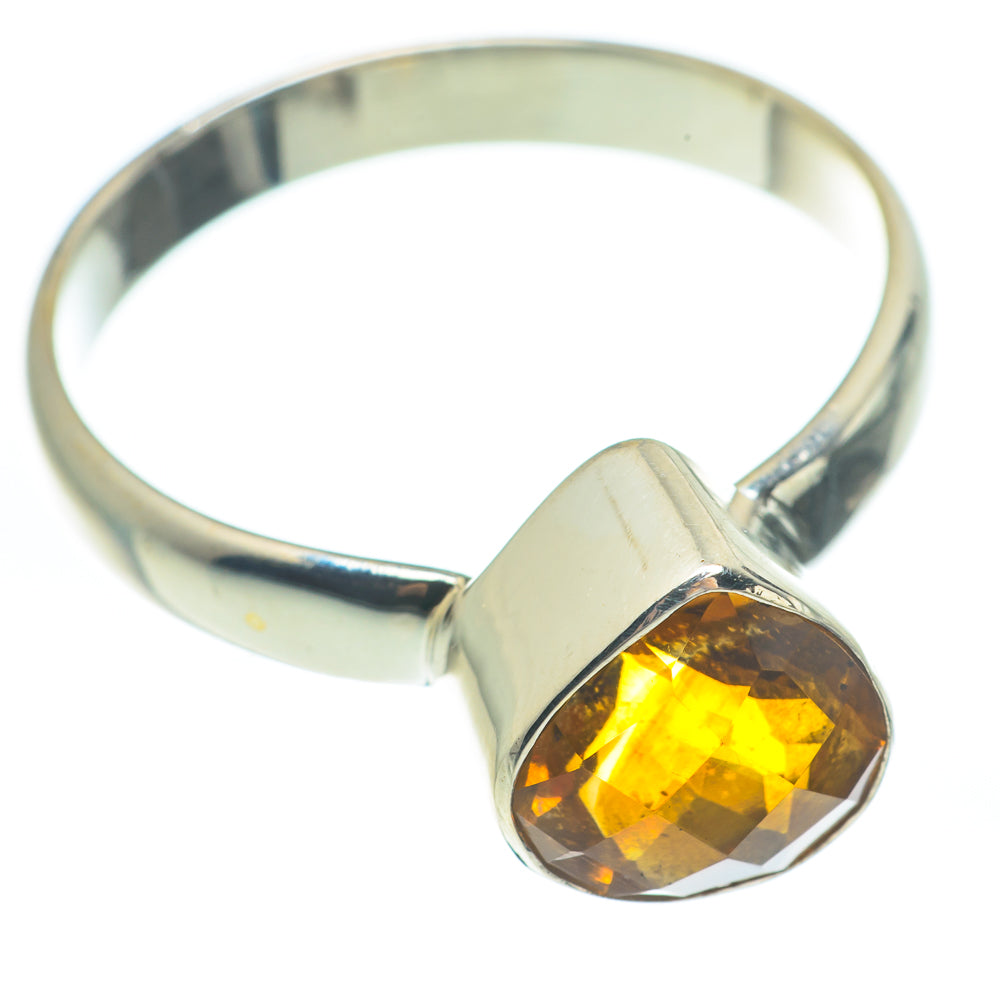 Mandarin Citrine Rings handcrafted by Anasilvercos - RING61713