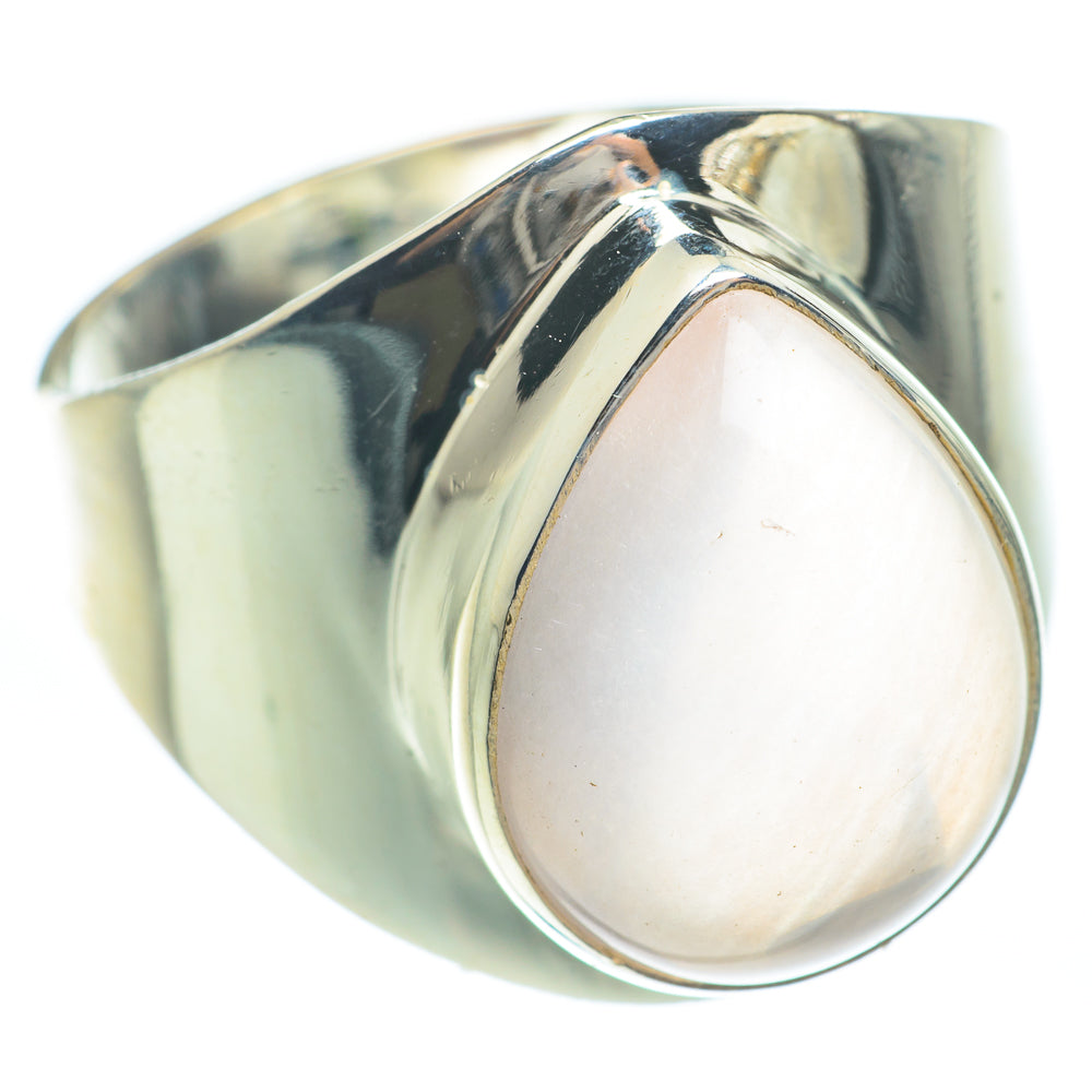 Rose Quartz Rings handcrafted by Anasilvercos - RING61715