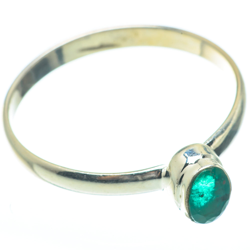 Zambian Emerald Rings handcrafted by Anasilvercos - RING61730