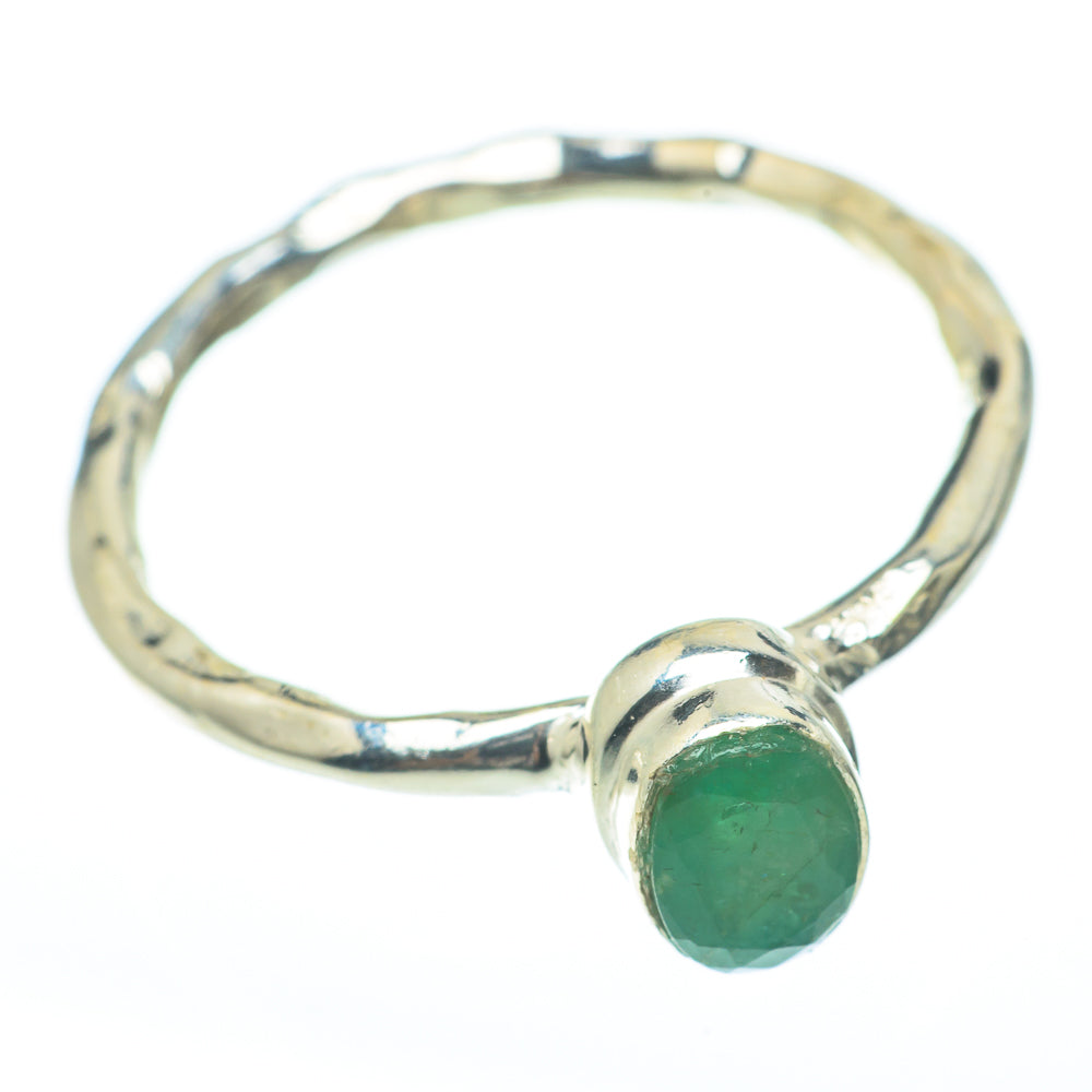 Zambian Emerald Rings handcrafted by Anasilvercos - RING61733