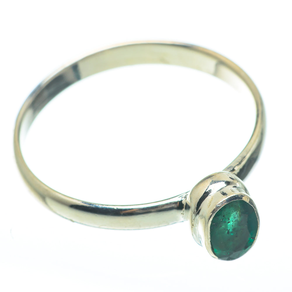 Zambian Emerald Rings handcrafted by Anasilvercos - RING61747