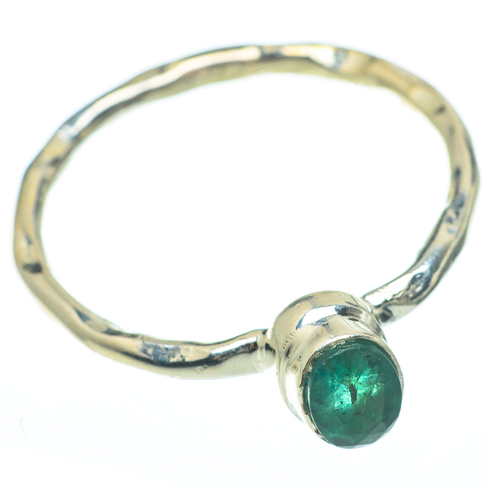 Zambian Emerald Rings handcrafted by Anasilvercos - RING61749