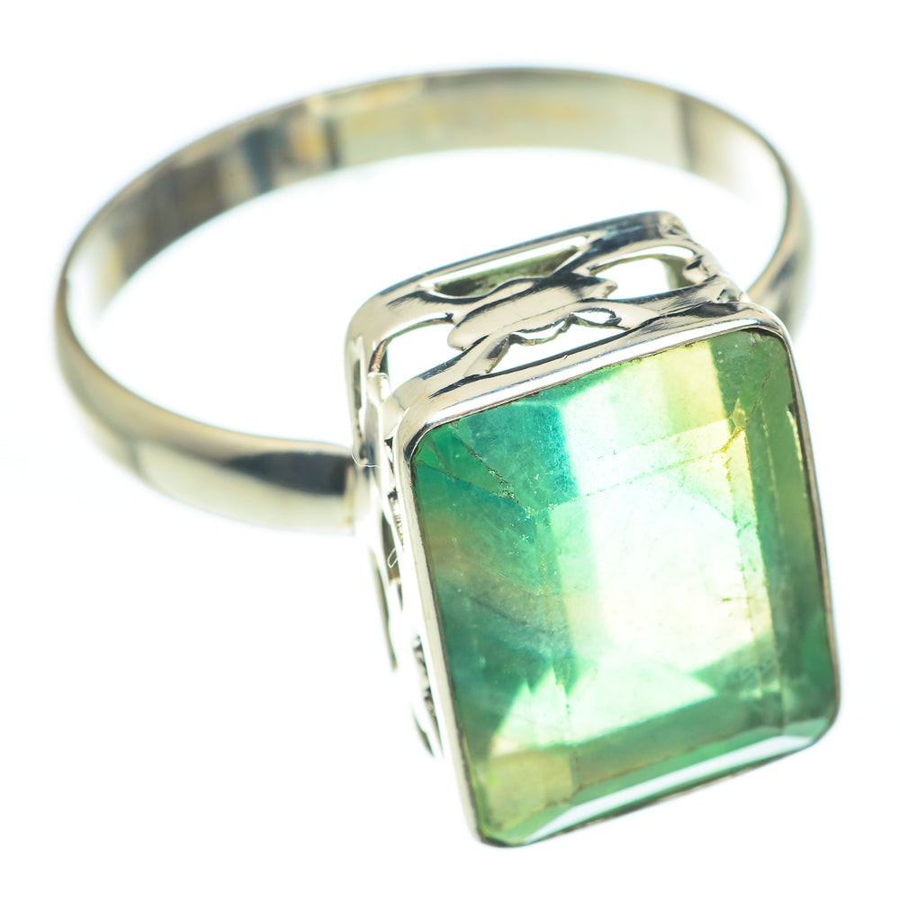 Green Aventurine Rings handcrafted by Anasilvercos - RING61750