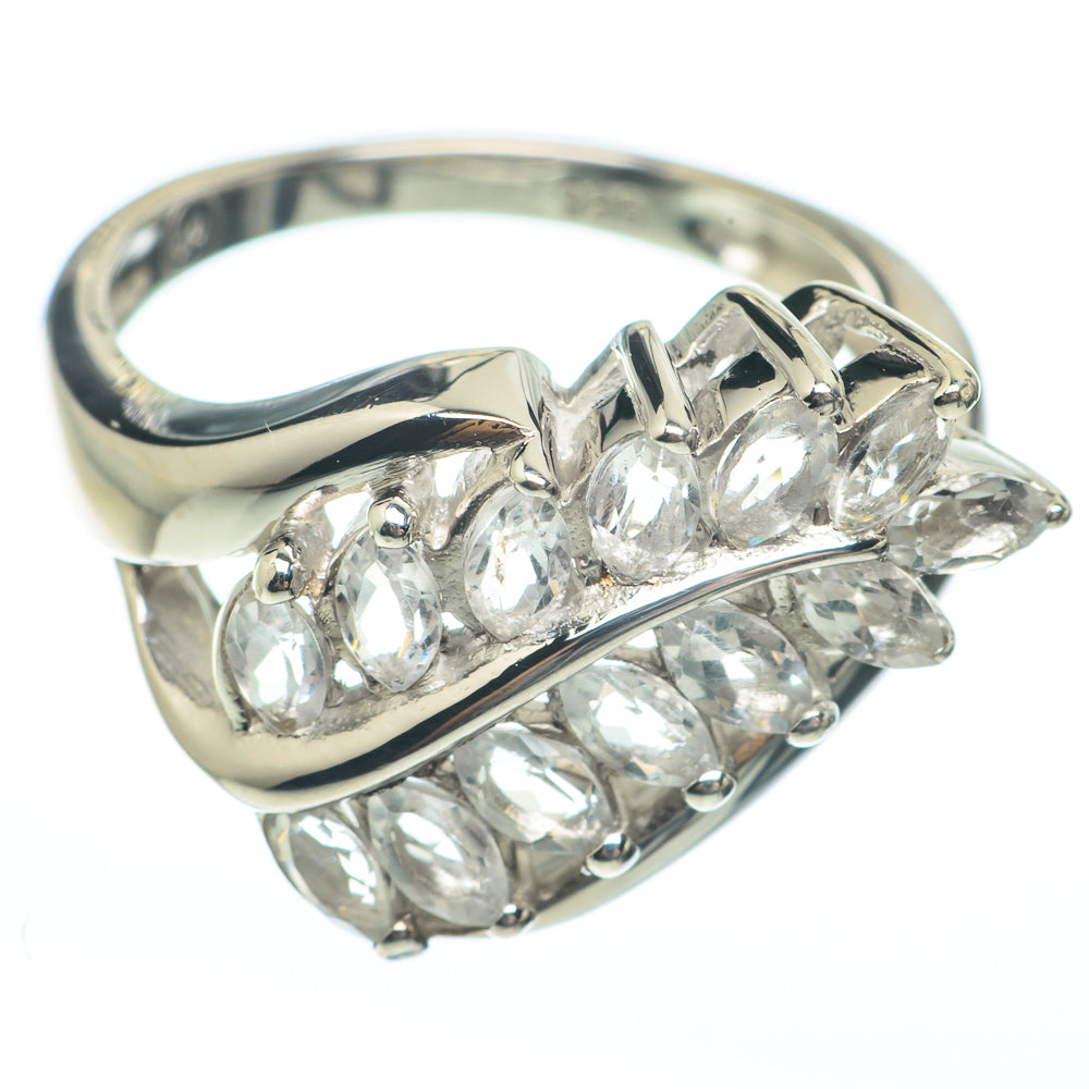 White Quartz Rings handcrafted by Anasilvercos - RING61758