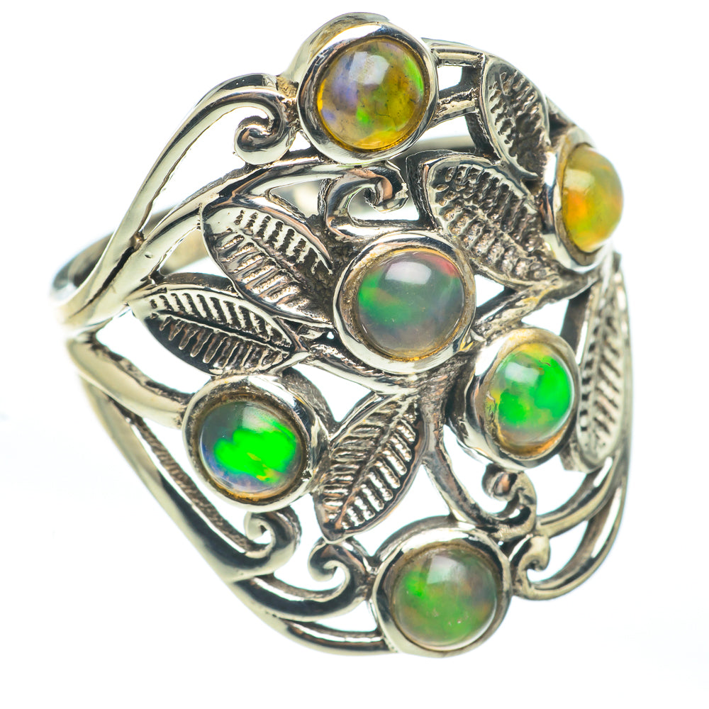 Ethiopian Opal Rings handcrafted by Anasilvercos - RING61760