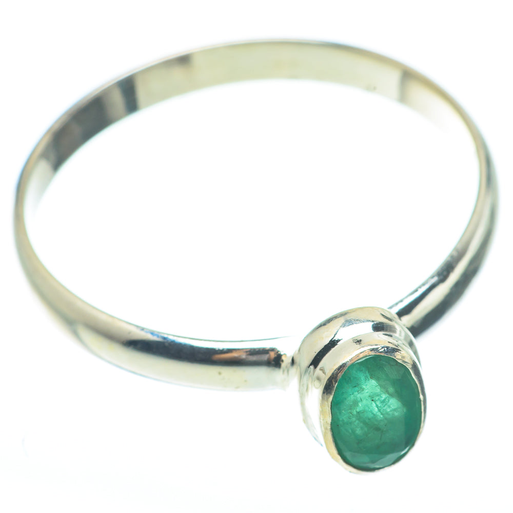 Zambian Emerald Rings handcrafted by Anasilvercos - RING61764