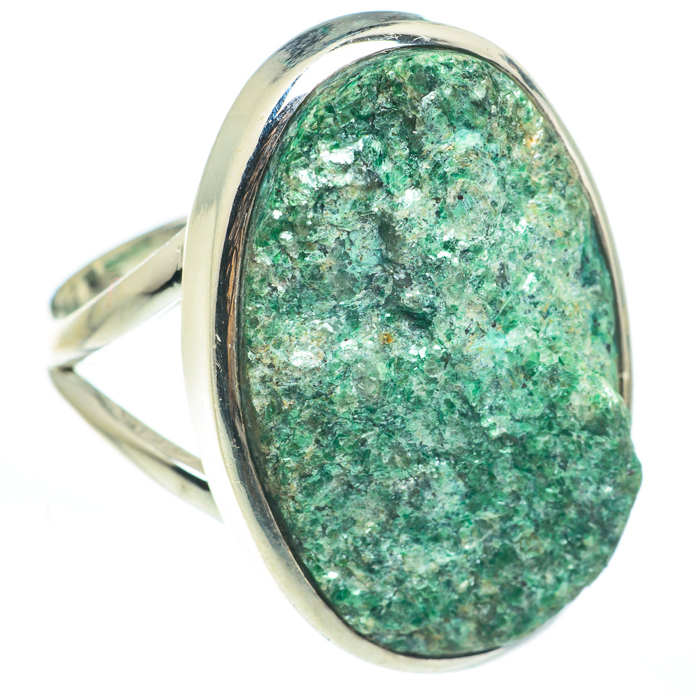 Green Fuchsite Rings handcrafted by Anasilvercos - RING61765