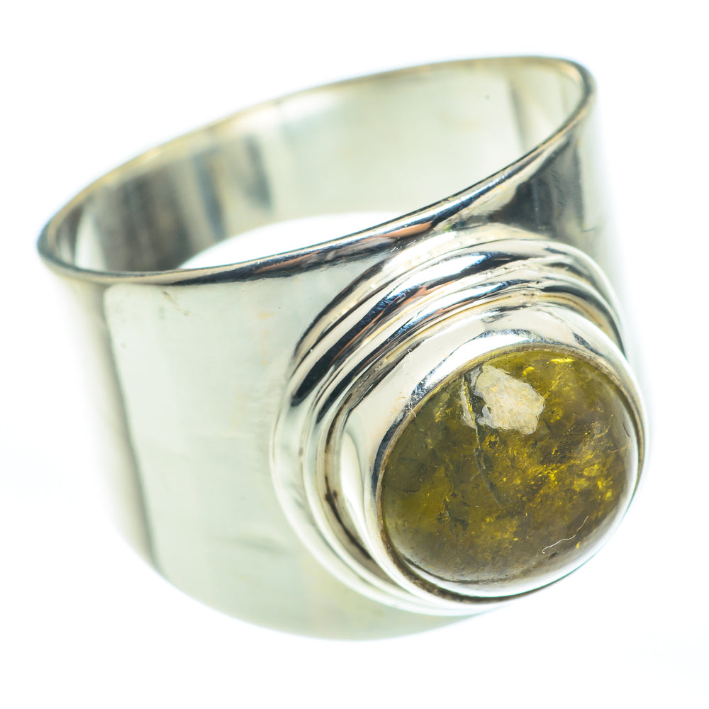 Green Tourmaline Rings handcrafted by Anasilvercos - RING61768