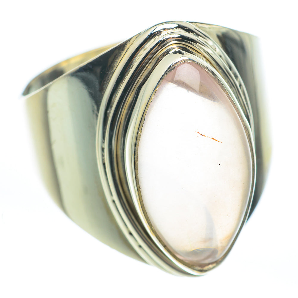 Rose Quartz Rings handcrafted by Anasilvercos - RING61771