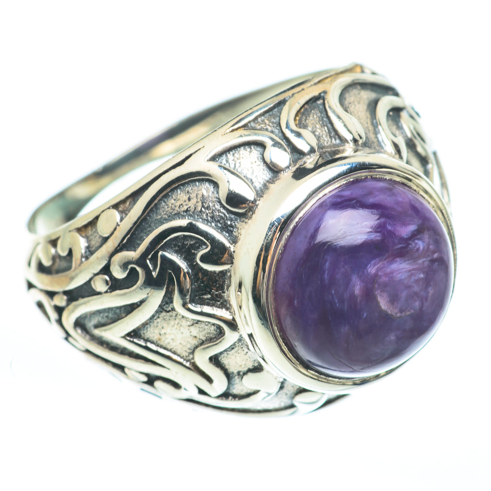 Charoite Rings handcrafted by Anasilvercos - RING61775