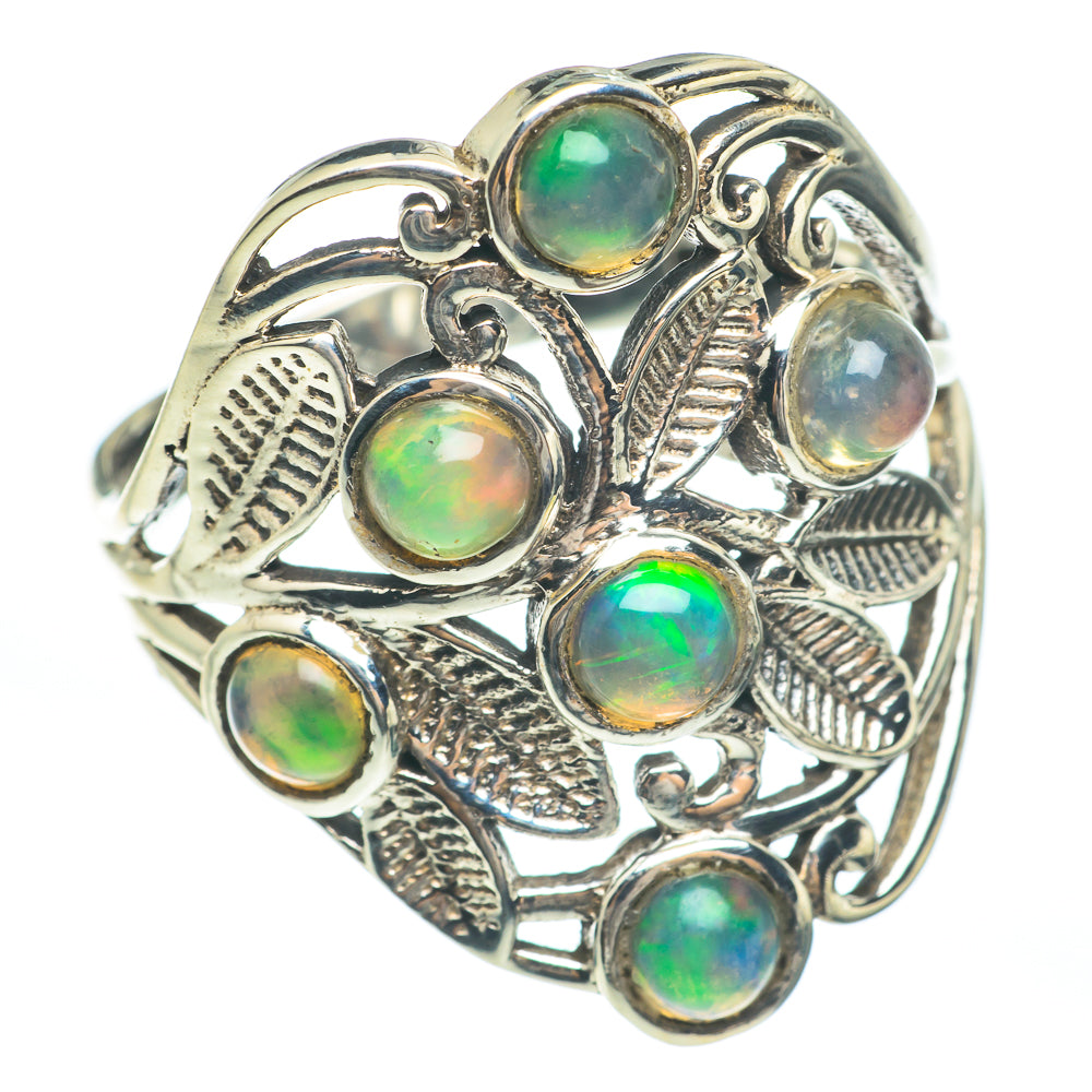 Ethiopian Opal Rings handcrafted by Anasilvercos - RING61778