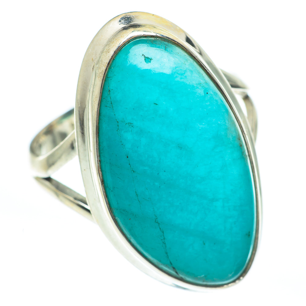 Peruvian Amazonite Rings handcrafted by Anasilvercos - RING61781