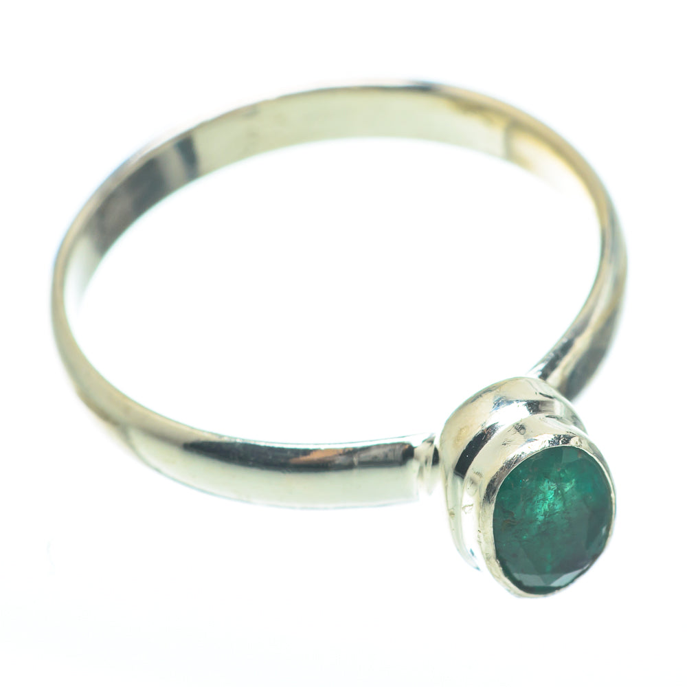 Zambian Emerald Rings handcrafted by Anasilvercos - RING61782