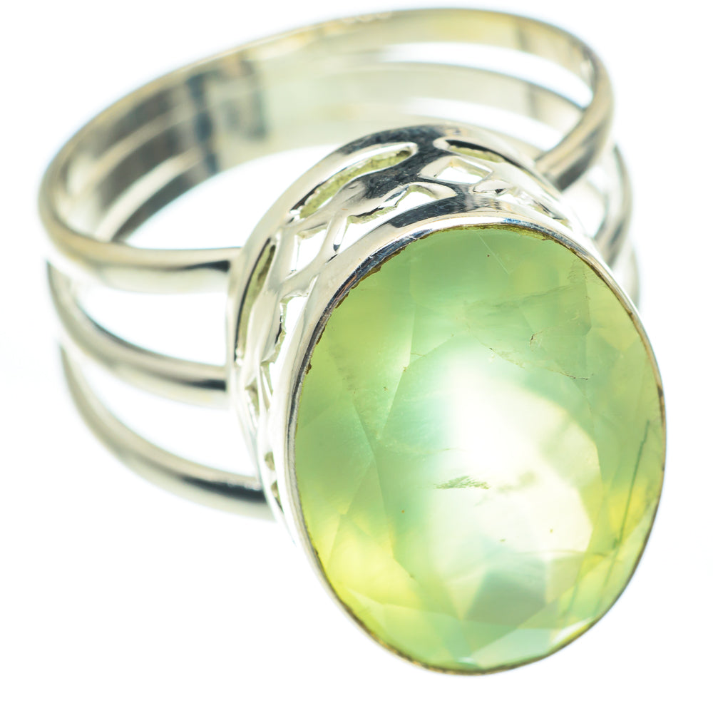 Prehnite Rings handcrafted by Anasilvercos - RING61783