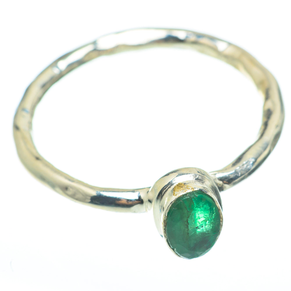 Zambian Emerald Rings handcrafted by Anasilvercos - RING61785
