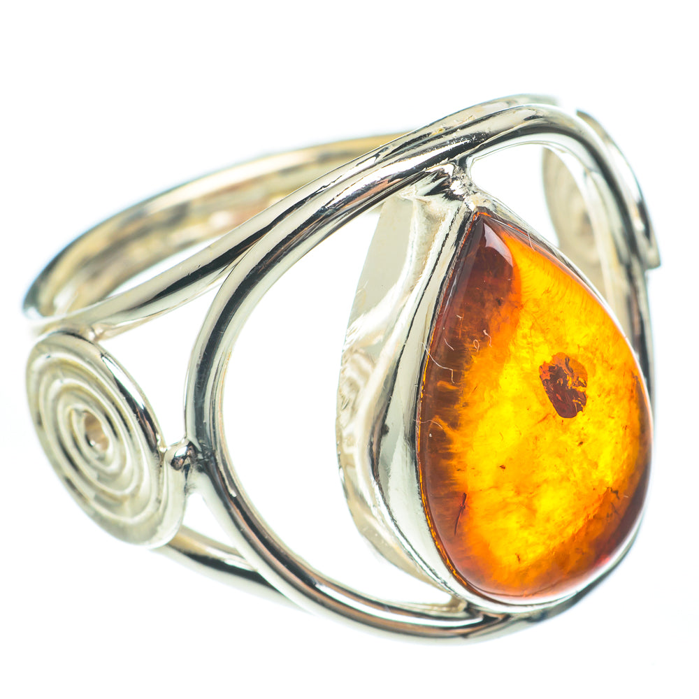 Baltic Amber Rings handcrafted by Anasilvercos - RING61786