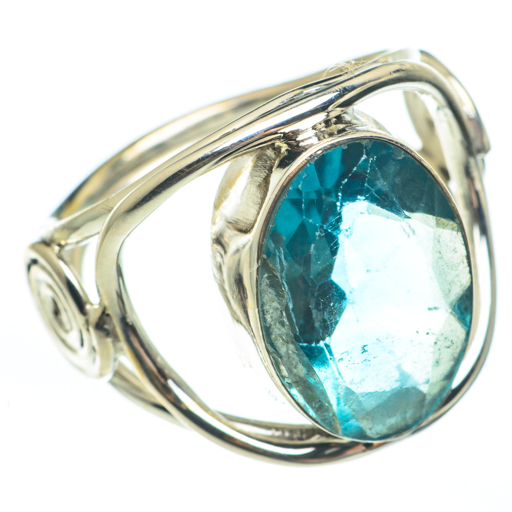 Blue Topaz Rings handcrafted by Anasilvercos - RING61797