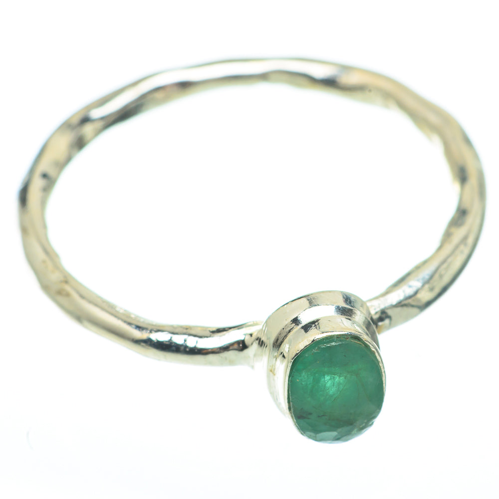 Zambian Emerald Rings handcrafted by Anasilvercos - RING61798