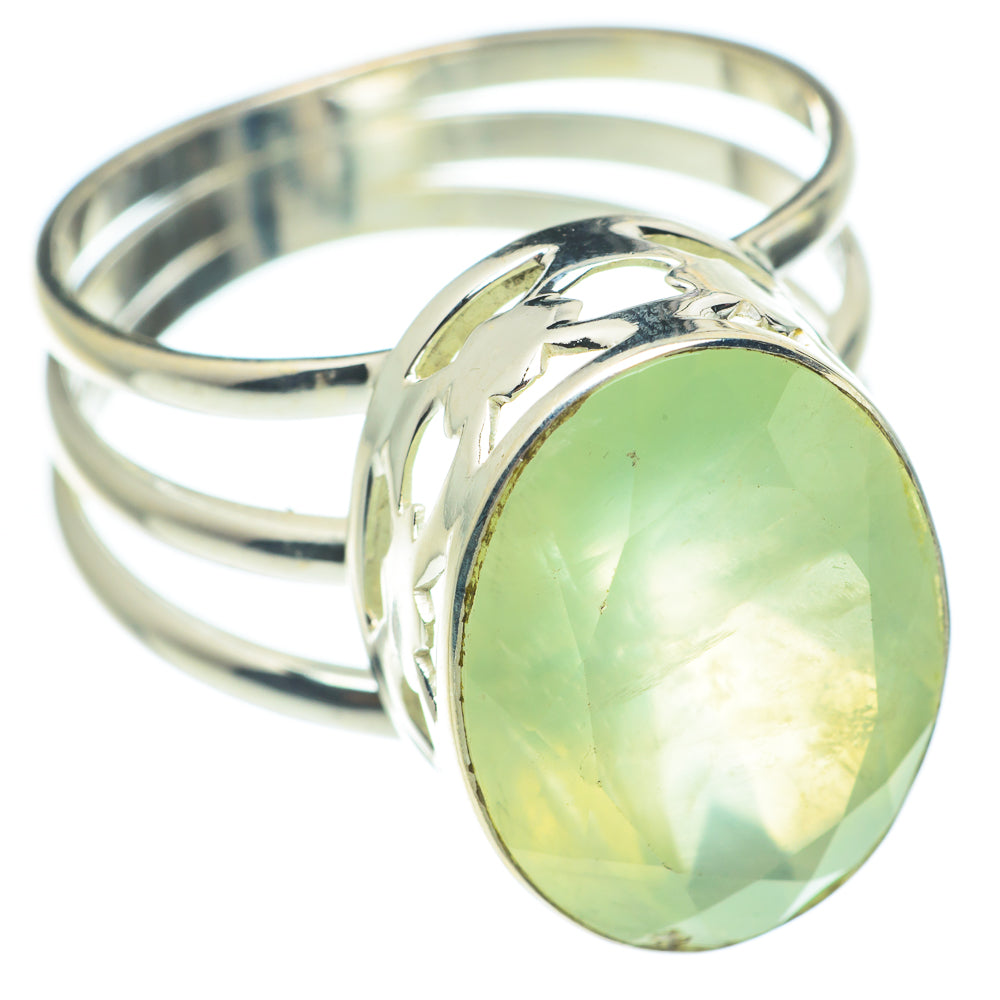 Prehnite Rings handcrafted by Anasilvercos - RING61799