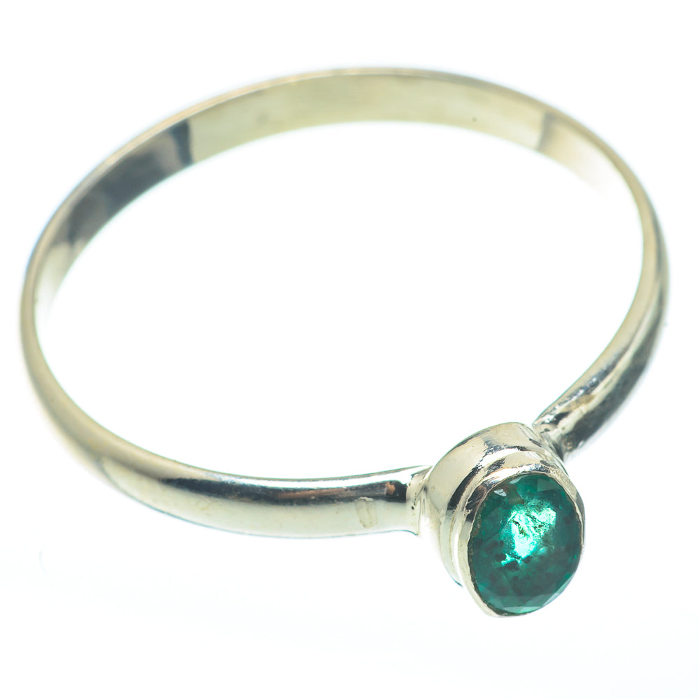 Zambian Emerald Rings handcrafted by Anasilvercos - RING61801