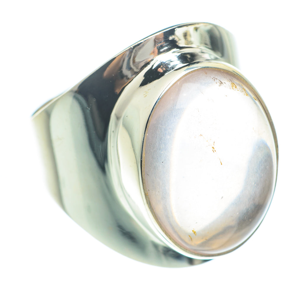 Rose Quartz Rings handcrafted by Anasilvercos - RING61804