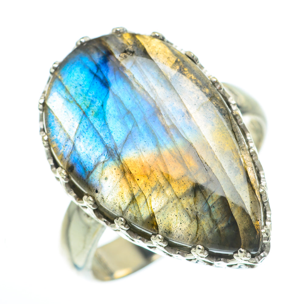 Labradorite Rings handcrafted by Anasilvercos - RING61813