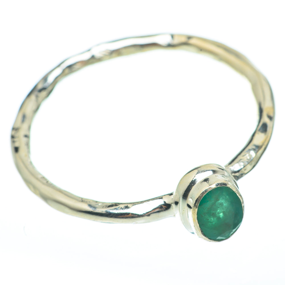 Zambian Emerald Rings handcrafted by Anasilvercos - RING61814