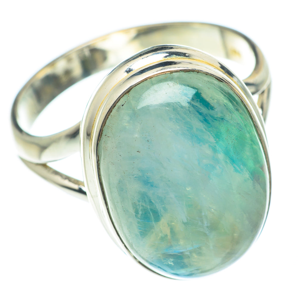 Green Moonstone Rings handcrafted by Anasilvercos - RING61817