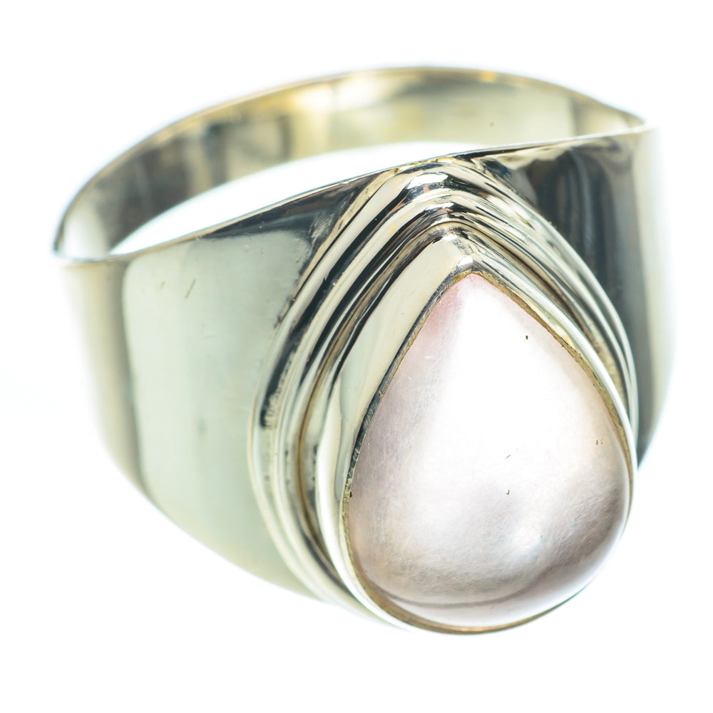 Rose Quartz Rings handcrafted by Anasilvercos - RING61819
