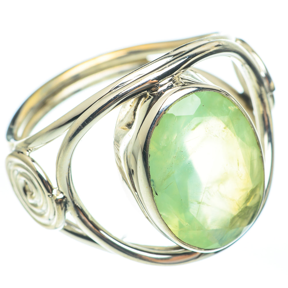 Prehnite Rings handcrafted by Anasilvercos - RING61831