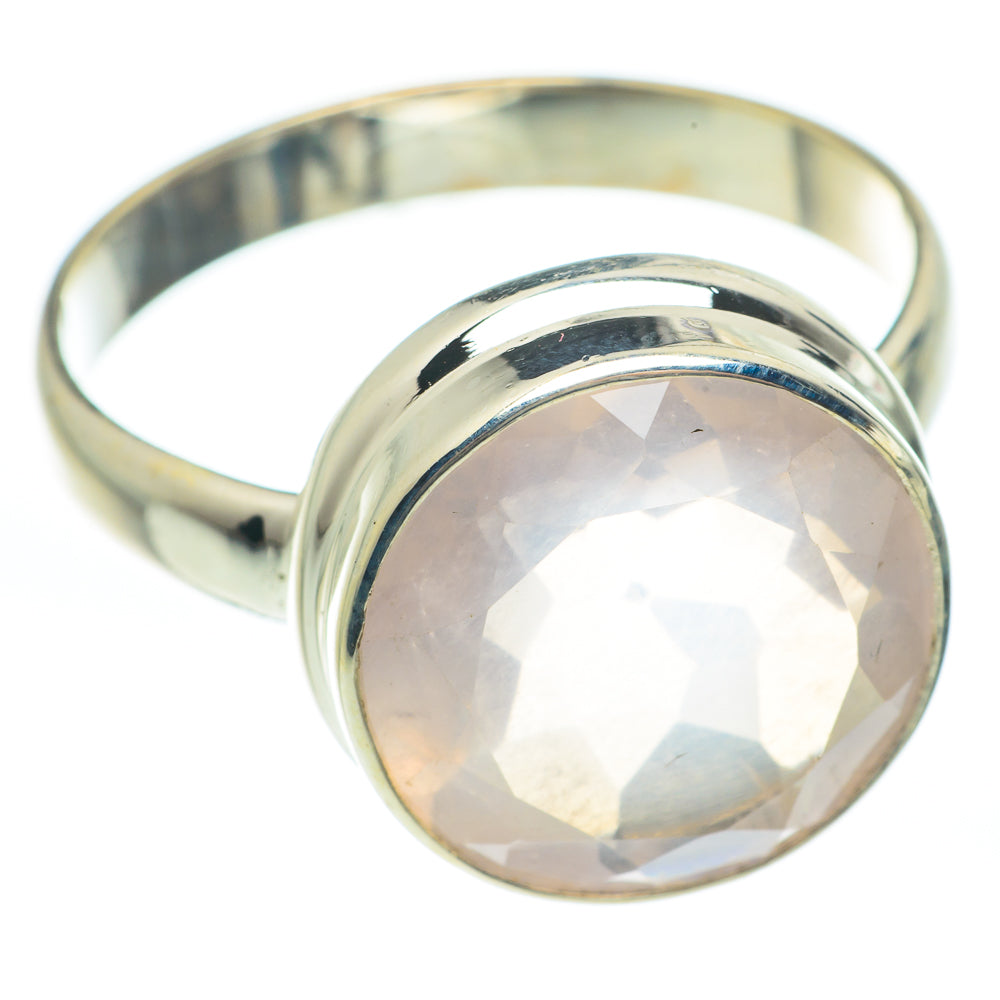 Rose Quartz Rings handcrafted by Anasilvercos - RING61835