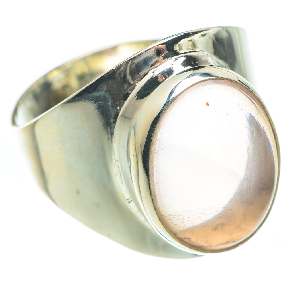 Rose Quartz Rings handcrafted by Anasilvercos - RING61836
