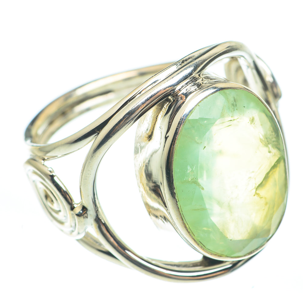 Prehnite Rings handcrafted by Anasilvercos - RING61849