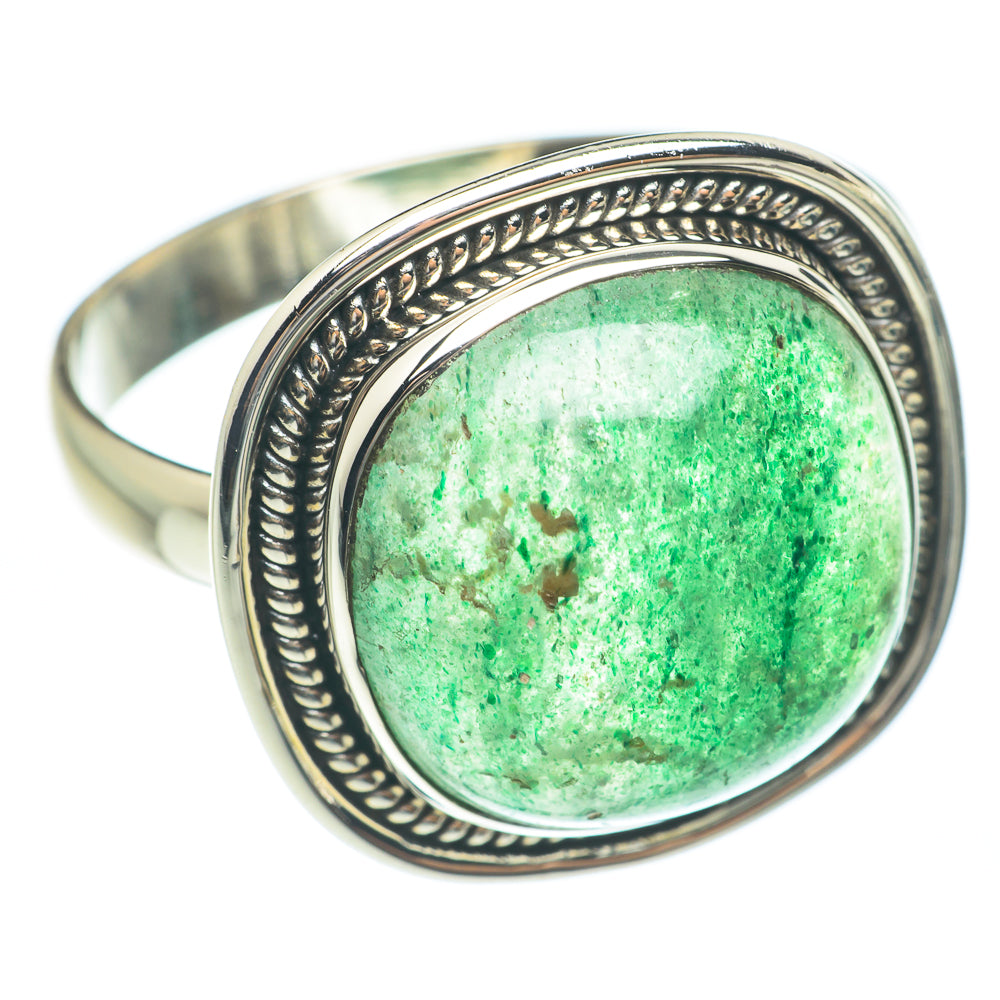 Green Aventurine Rings handcrafted by Anasilvercos - RING61850