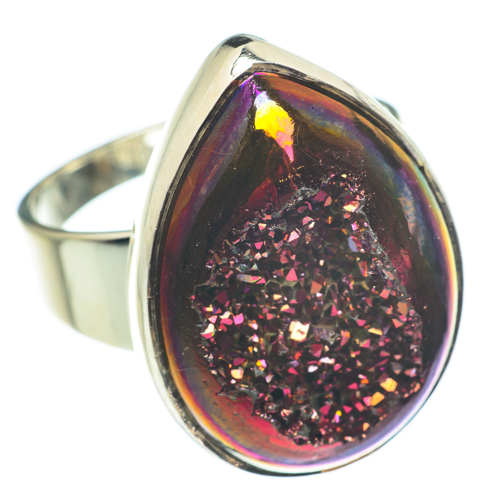 Titanium Druzy Rings handcrafted by Anasilvercos - RING61861