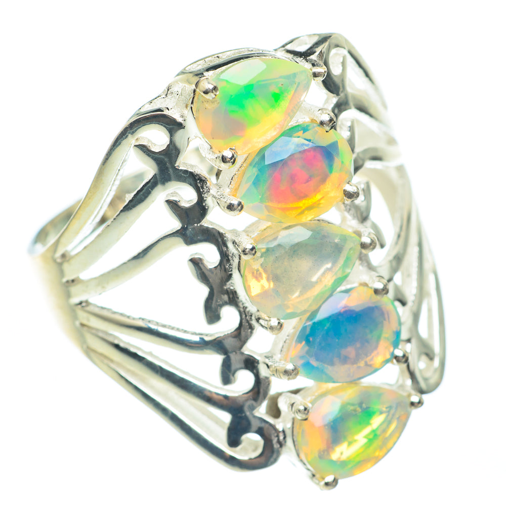 Ethiopian Opal Rings handcrafted by Anasilvercos - RING61869